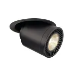 SUPROS MOVE светильник встраиваемый с LED 33.5Вт (37.5Вт), 3000К, 3150lm, 60°, черный