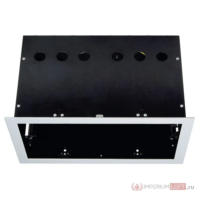 AIXLIGHT® PRO, 2 FRAME корпус с рамкой для 2-x светильников MODULE, серебристый / черный от ImperiumLoft