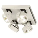 KALU 4 SQUARE LED светильник накладной с COB LED 60Вт, 3000К, 4000лм, 60°, белый/ черный