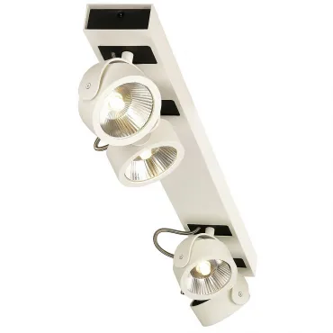 KALU 4 LONG LED светильник накладной с COB LED 60Вт, 3000К, 4000лм, 24°, белый/ черный от ImperiumLoft