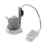 CONTONE® TURNO ROUND светильник встраиваемый с COB LED 13Вт (16Вт), 3000К-2000К, 890lm, с БП, белый