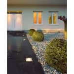 WETSY SQUARE/ROUND светильник встраиваемый IP67 для лампы GX53 9Вт макс., сталь