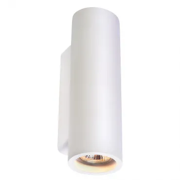 PLASTRA UP-DOWN TUBE светильник настенный для 2х ламп GU10 по 35Вт макс., белый гипс от ImperiumLoft