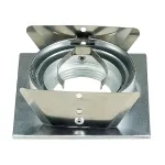 NEW TRIA 1 GU10 PLT светильник встраиваемый для лампы GU10 50Вт макс., матированный алюминий