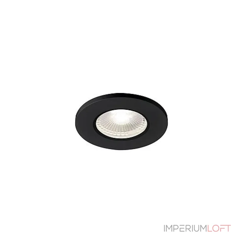 KAMUELA ECO LED светильник встраиваемый IP65 с LED 6.5Вт, 4000К, 400лм, 38°, черный