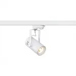 3Ph, EURO SPOT LED SMALL светильник с COB LED 9Вт (12Вт), 3000K, 620lm, 36°, белый