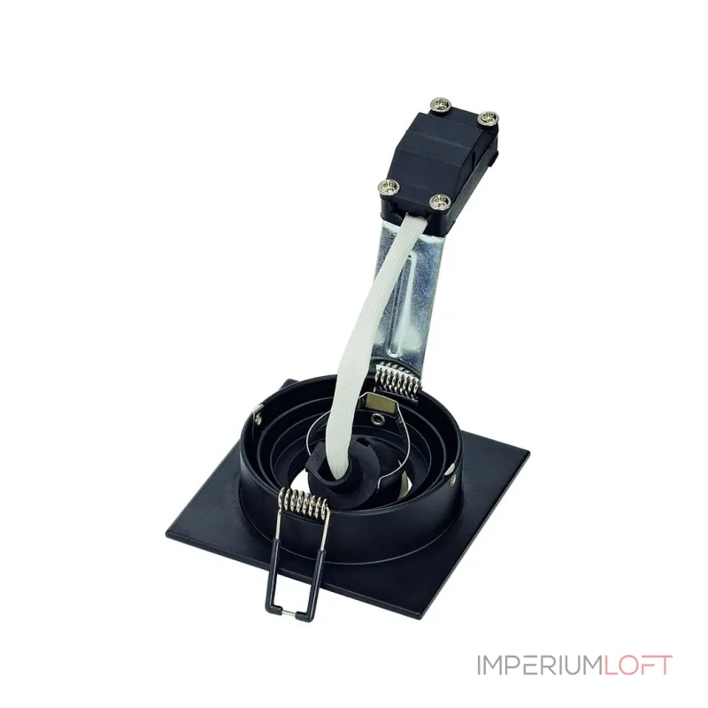 NEW TRIA 1 GU10 SPR светильник встраиваемый для лампы GU10 50Вт макс., матовый черный