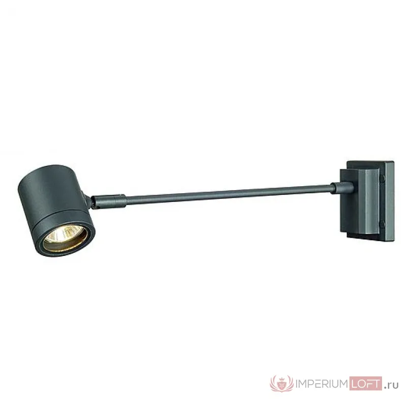 NEW MYRA DISPLAY STRAIGHT светильник настенный IP55 для лампы GU10 50Вт макс., антрацит от ImperiumLoft