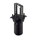 BILAS светильник встраиваемый с COB LED 20Вт (20.5Вт), 2700K, 1250lm, 25°, черный от ImperiumLoft