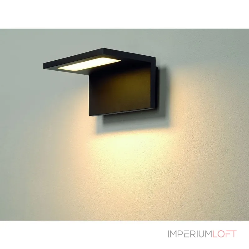 ANGOLUX WALL светильник настенный IP44 с 36 SMD LED 6Вт (7.51Вт), 3000K, 500lm, 120°, антрацит ANGOLUX WALL светильник настенный IP44 с 36 SMD LED 6Вт (7.51Вт), 3000K, 500lm, 120°, антрацит