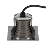 DASAR® 150 PREMIUM LED SQUARE светильник встр. IP67 c LED 13Вт (17Вт), 3000K, 1200lm, 30°, Al, сталь