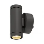 HELIA LED UP-DOWN светильник настенный IP55 c LED 12Вт, 3000К, 2x350lm, 38°, антрацит