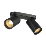 BILAS DOUBLE светильник накладной с COB LED 2x 15Вт (31Вт), 2700K, 2000lm, 25°, черный