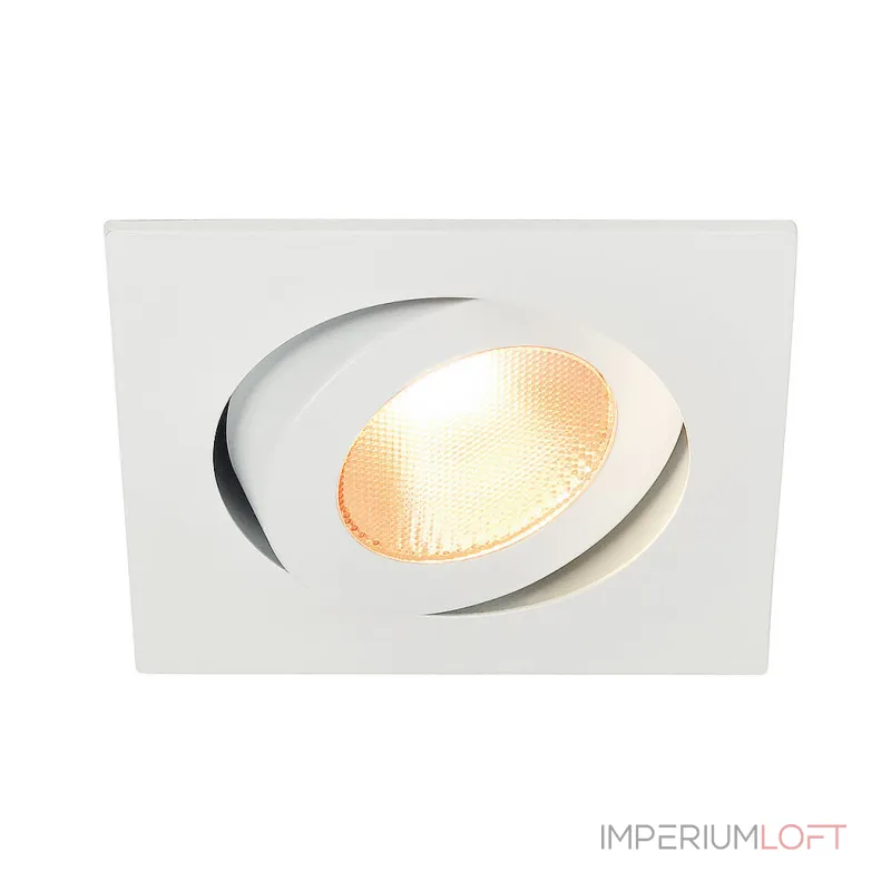 CONTONE® TURNO SQUARE светильник встраиваемый с COB LED 13Вт (16Вт), 3000К-2000К, 890lm, с БП, белый CONTONE® TURNO SQUARE светильник встраиваемый с COB LED 13Вт (16Вт), 3000К-2000К, 890lm, с БП, белый
