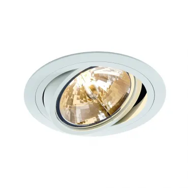 NEW TRIA ROUND QRB111 светильник встраиваемый для лампы QRB111 75Вт макс., текстурный белый