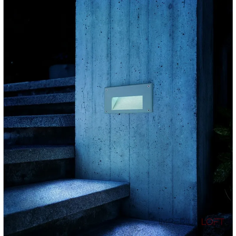 BRICK LED DOWNUNDER светильник встраиваемый IP54 c 18 SMD LED 1Вт (1.4Вт), 6500K, 120lm, серебристый BRICK LED DOWNUNDER светильник встраиваемый IP54 c 18 SMD LED 1Вт (1.4Вт), 6500K, 120lm, серебристый