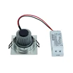 NEW TRIA LED DL SQUARE SET, светильник с COBLED 6.2Вт, 3000K, 38°, 625lm, с блоком питания, алюмини от ImperiumLoft