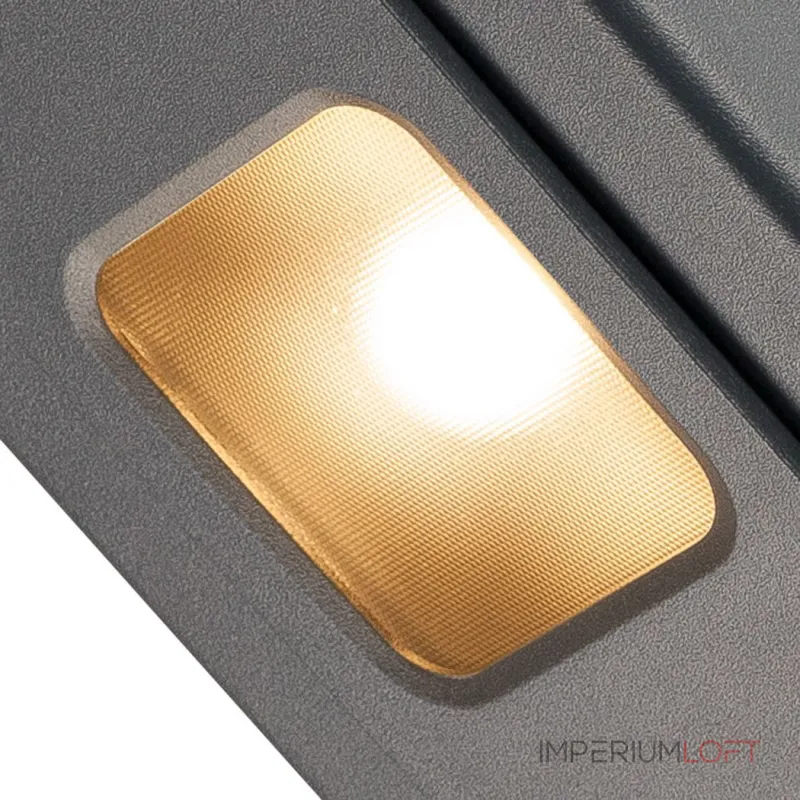 BENDO 40 светильник IP55 с LED 6,5Вт, 3000K, 420lm, антрацит