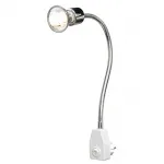 DIO FLEX PLUG GU10 светильник с вилкой и выключателем для лампы GU10 50Вт макс., хром / белый от ImperiumLoft