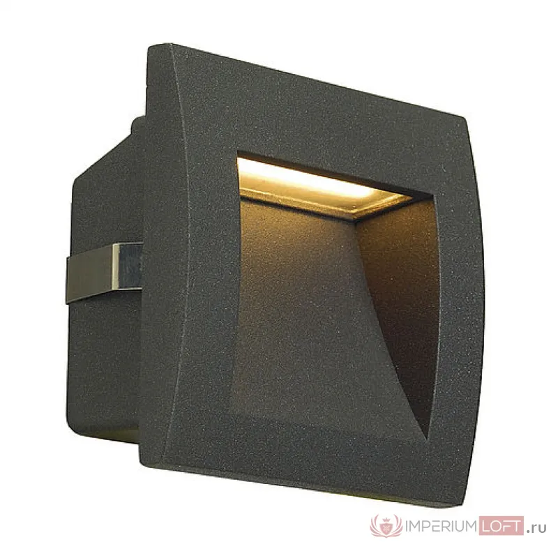 DOWNUNDER OUT LED S светильник встраиваемый IP55 c SMD LED 0.96Вт (1.7Вт), 3000К, 25lm, антрацит от ImperiumLoft