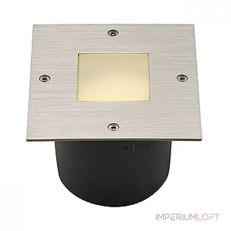 WETSY SQUARE/SQUARE светильник встраиваемый IP67 для лампы GX53 9Вт макс., сталь WETSY SQUARE/SQUARE светильник встраиваемый IP67 для лампы GX53 9Вт макс., сталь