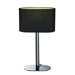 SOPRANA OVAL ТL-1 светильник настольный для лампы E27 60Вт макс., хром/ черный
