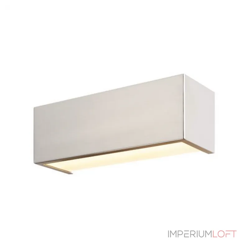 CHROMBO LED светильник настенный с LED 9.7Вт, 3000K, 480lm, матированный алюминий/ хром