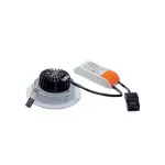 NEW TRIA XL ROUND SET светильник с COB LED 13ВТ (16Вт), 2700К, 1030lm, 38°, с блоком питания, белый