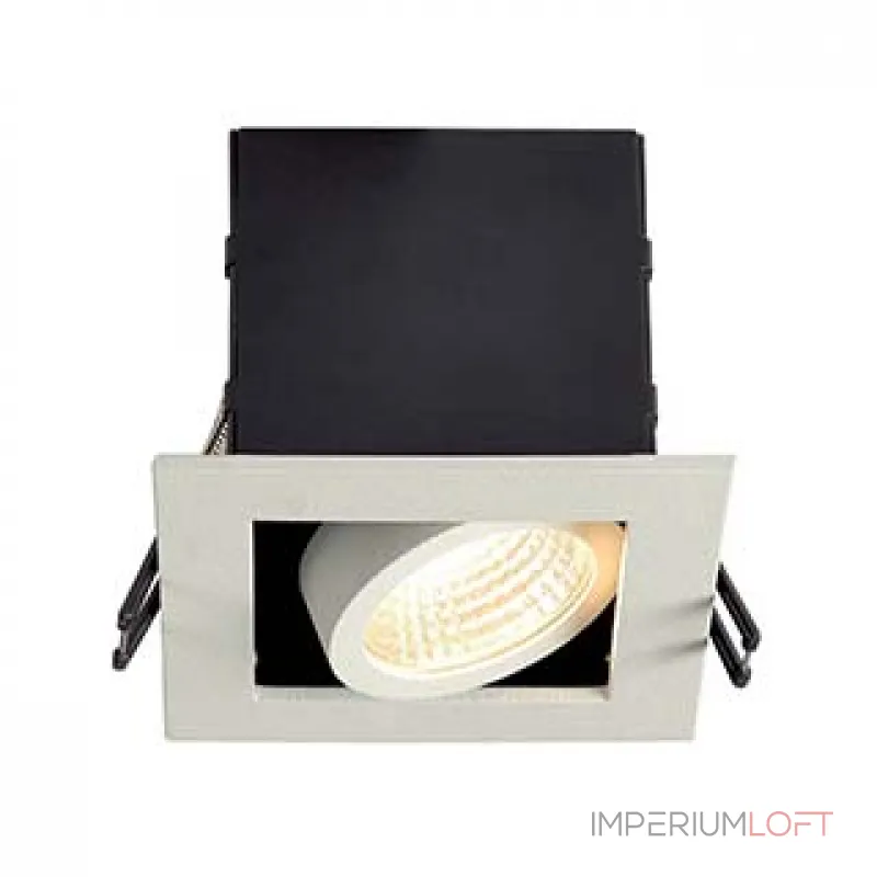 KADUX 1 LED SET, светильник с COB LED 6.2Вт (9Вт), 3000К, 625lm, 38°, с бл. питания, белый