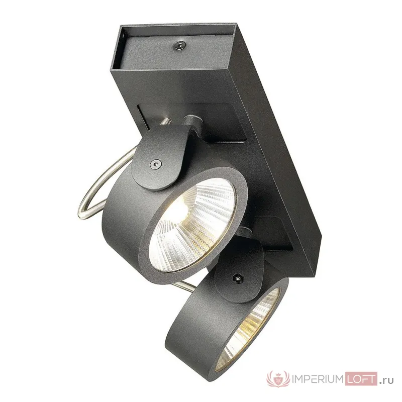 KALU 2 LED светильник накладной с COB LED 34Вт, 3000К, 2000лм, 24°, черный от ImperiumLoft