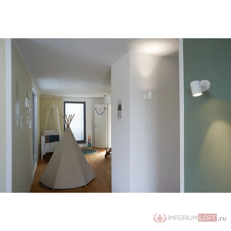 DEBASTO SINGLE светильник накладной с COB LED 7Вт (8Вт), 3000K, 360lm, белый от ImperiumLoft