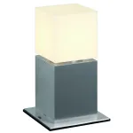 SQUARE POLE 30 светильник L18 232236 IP44 для лампы E27 20Вт макс., матированный алюминий/ белый