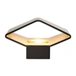 CARISO WL-2 светильник настенный с LED 7.6Вт (11Вт), 3000К, 200lm, черный/ латунь
