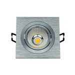 NEW TRIA LED DL SQUARE SET, светильник с COBLED 6.2Вт, 3000K, 38°, 625lm, с блоком питания, алюмини от ImperiumLoft