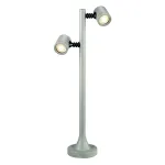 NEW MYRA 2 cветильник IP44 без основания для 2-х LED GU10 по 4.5Вт макс., серебристый