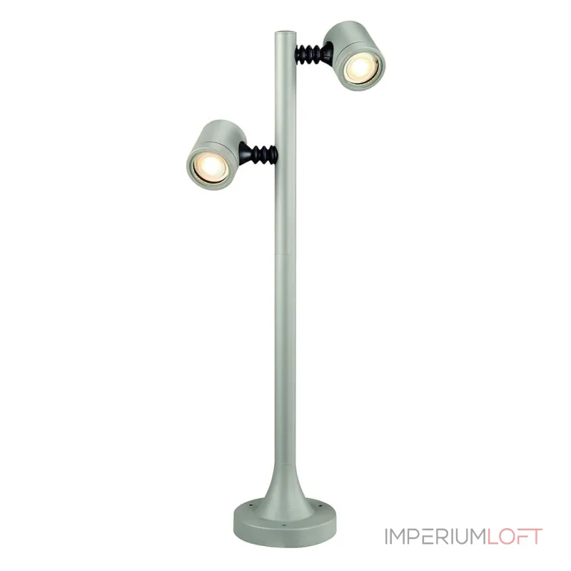 NEW MYRA 2 cветильник IP44 без основания для 2-х LED GU10 по 4.5Вт макс., серебристый