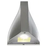 TENDA LED светильник настенный IP44 с 2-мя PowerLED по 3.3Вт (8Вт), 3000K, 340lm, матир. алюминий
