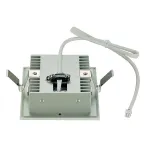 FRAME CURVE LED светильник встраиваемый с PowerLED 1Вт, 3000K, 350mA, 90lm, белый/ алюминий