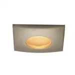 OUT 65 SQUARE LED SET, светильник IP65 встраив с LED 9(12)Вт, 38°, 3000K, 460lm, с БП, титан