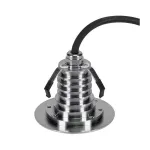 DASAR® 100 PREMIUM LED ROUND светильник встр. IP67 c LED 3.8Вт (5.5Вт), 3000K, 300lm, 24°, сталь
