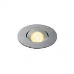 NEW TRIA MINI DL ROUND SET, светильник с LED 2.2Вт, 3000K, 30°, 143lm, с блоком питания, матир. алюм