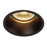 HORN 1 GU10 светильник встраиваемый для лампы GU10 50Вт макс., матовый черный