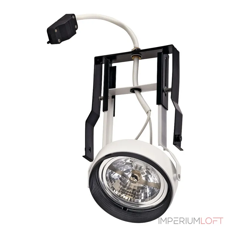 AIXLIGHT® PRO, QRB111 MODULE MOVE светильник для лампы QRB111 75Вт макс., текстурный белый AIXLIGHT® PRO, QRB111 MODULE MOVE светильник для лампы QRB111 75Вт макс., текстурный белый