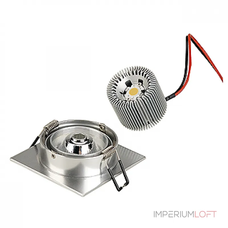 NEW TRIA LED DL SQUARE SET, светильник с COBLED 6.2Вт, 3000K, 38°, 625lm, с блоком питания, алюмини NEW TRIA LED DL SQUARE SET, светильник с COBLED 6.2Вт, 3000K, 38°, 625lm, с блоком питания, алюмини