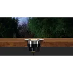 DASAR® FLAT LED 230V светильник встраиваемый IP67 c PowerLED Module 4.3Вт, 3000К, 160lm, сталь от ImperiumLoft