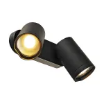 BILAS DOUBLE светильник накладной с COB LED 2x 15Вт (31Вт), 2700K, 2000lm, 25°, черный