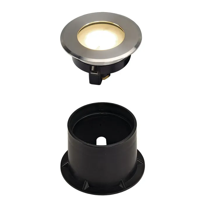 DASAR® FLAT LED 230V светильник встраиваемый IP67 c PowerLED Module 4.3Вт, 3000К, 160lm, сталь от ImperiumLoft