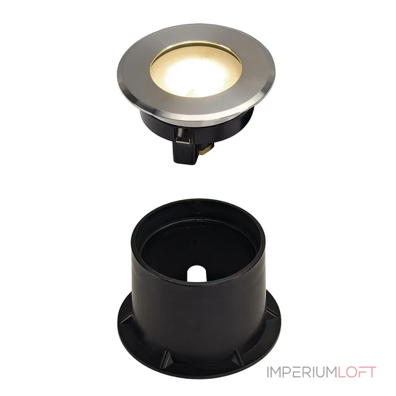 DASAR® FLAT LED 230V светильник встраиваемый IP67 c PowerLED Module 4.3Вт, 3000К, 160lm, сталь