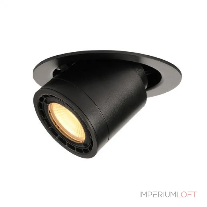 SUPROS 78 MOVE светильник встраиваемый с LED 9Вт (12Вт), 3000К, 700lm, 60°, черный