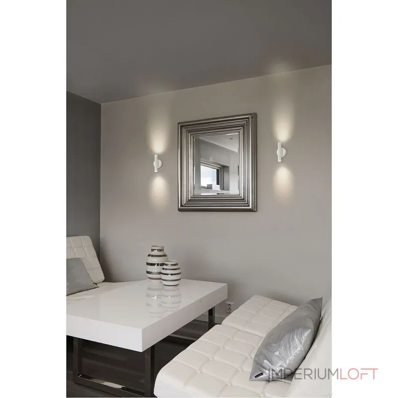 KARPO UP/DOWN LED светильник настенный с LED 10Вт, 3000К, 2х 40°, 2х 320лм, белый
